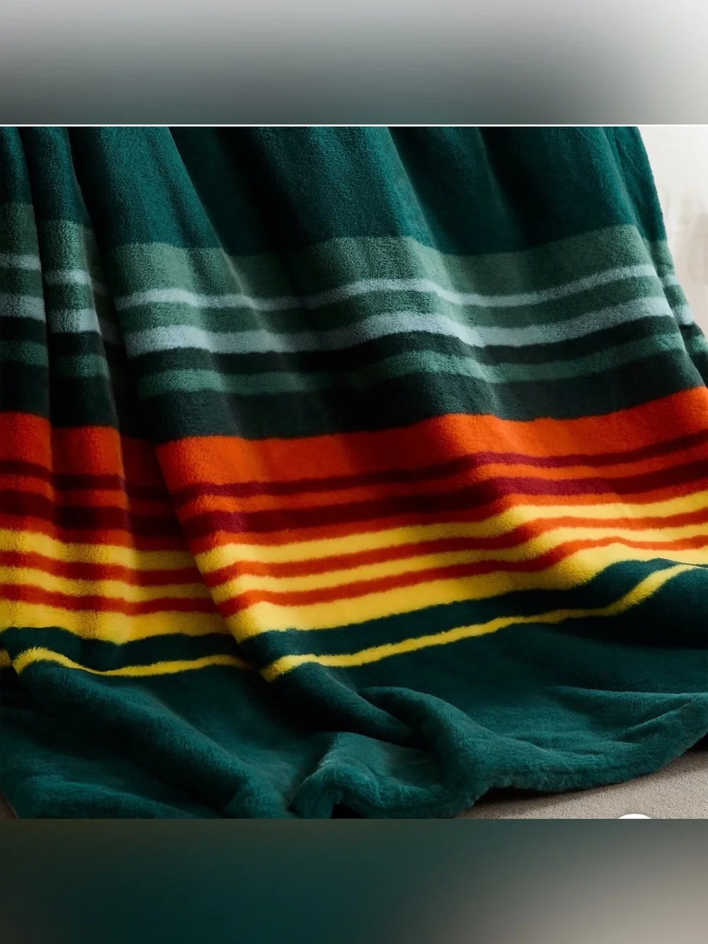 NEW Pendleton Faux Fur Soft Luxe Blanket Queen Hazel Creek 98x92
